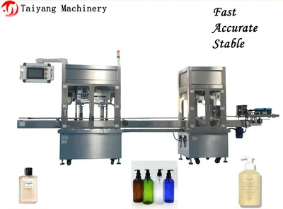 Double Head Liquid Cream Filling Machine for Glass and Plastic Bottles